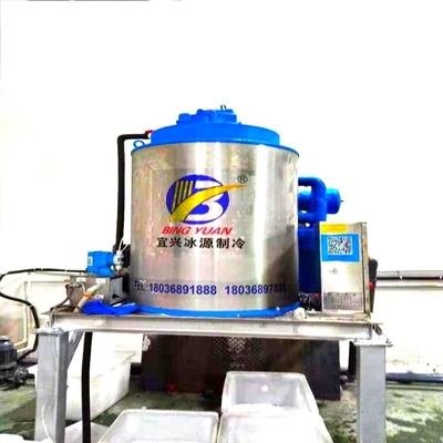 স্বয়ংক্রিয় 1 2 3 5 ফ্লেক আইস মেকার মেশিন 10 টন 3P 380ভোল্ট 50Hz
