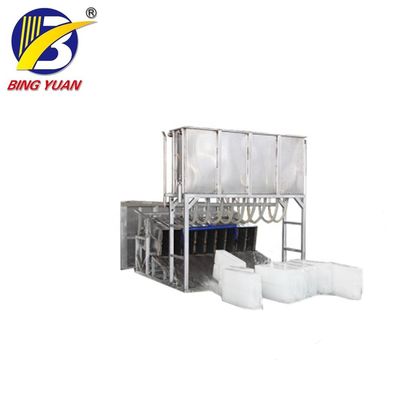 ওয়াটার কুলিং 2.7KW 5 টন 1000 কেজি ব্লক আইস মেকার মেশিন
