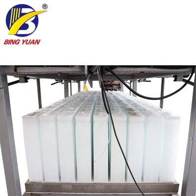 10000KG 33.98KW 380V সাফ আইস ব্লক মেশিন, ক্লিয়ার আইস ব্লক মেকার