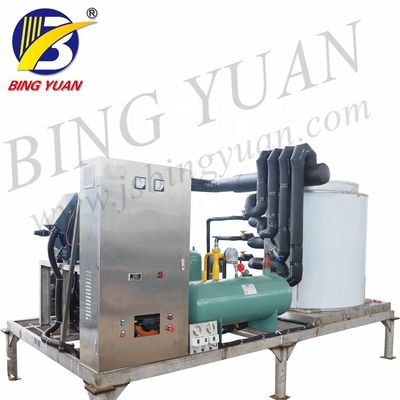 R404A 220V 12T ফ্লেক আইস মেকার মেশিন, বাণিজ্যিক আইস মেকার মেশিন