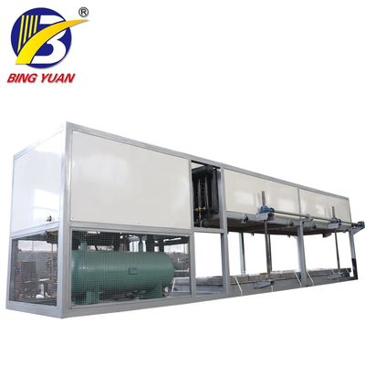 10000KG 33.98KW 380V সাফ আইস ব্লক মেশিন, ক্লিয়ার আইস ব্লক মেকার